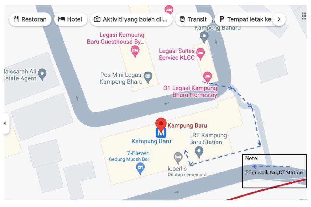 King Studio Suite Legasi Kampung Bharu View Klcc Kuala Lumpur Exterior photo